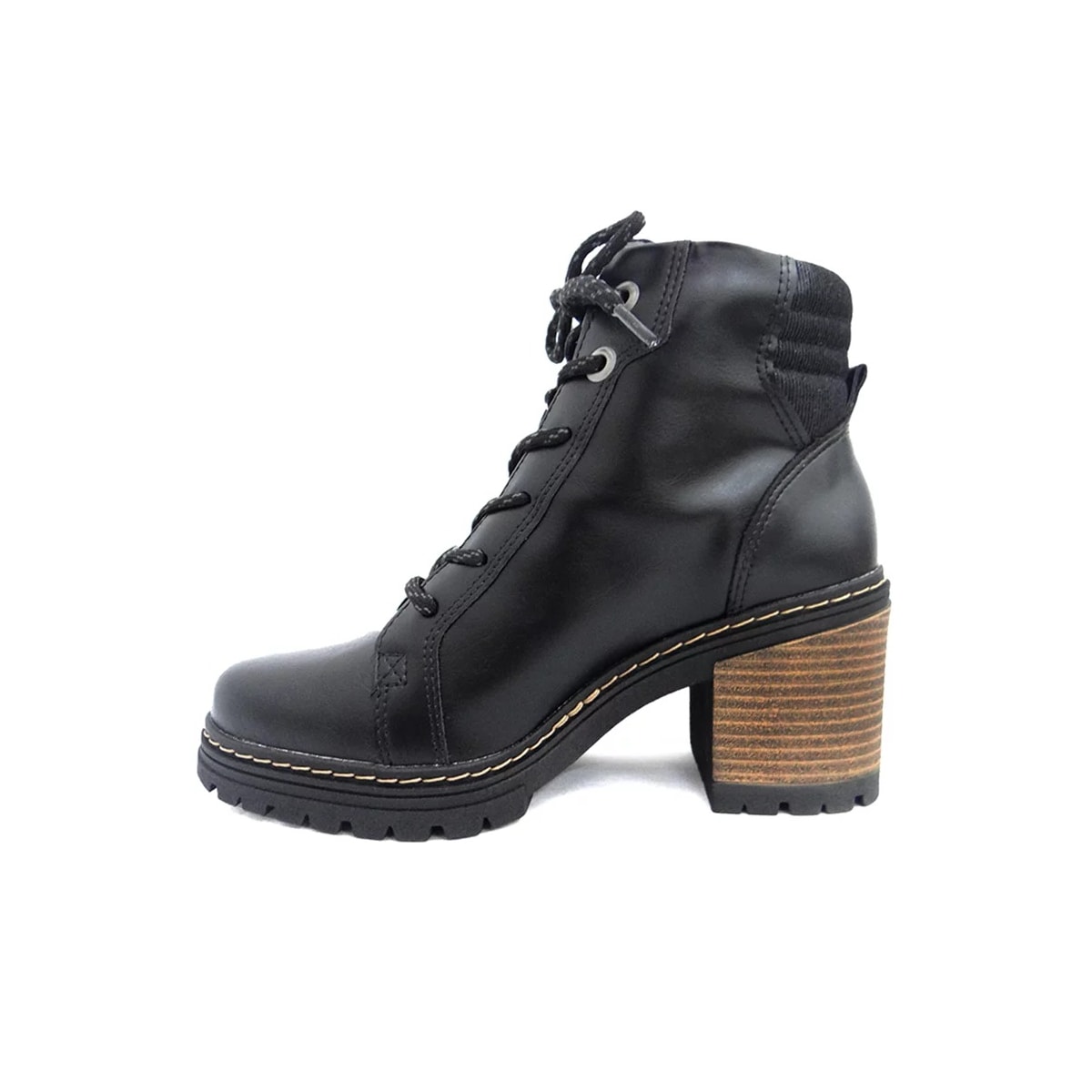 Bota Coturno Dakota Salto Bloco Feminino G8005 Preto