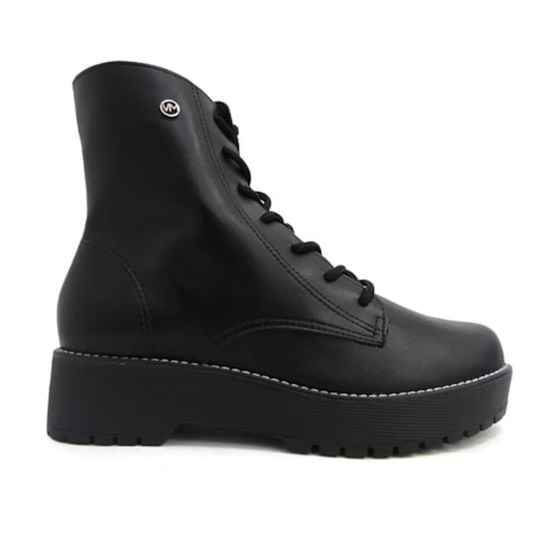 Bota Coturno Via Marte 23-608-01 Preto