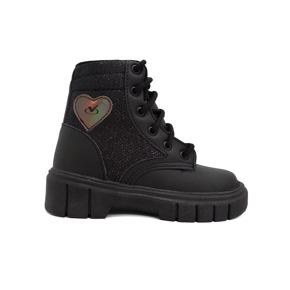 Bota Coturno Via Vip Infantil Vv5600 Preto Bota Coturno Via Vip Infantil Vv5600 Preto