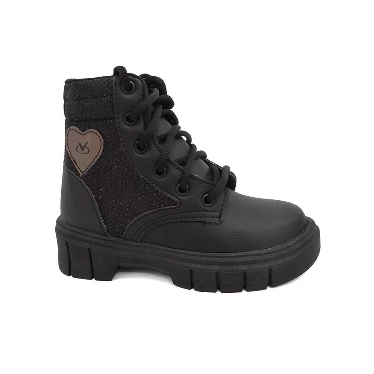 Bota Coturno Via Vip Infantil Vv5600 Preto Bota Coturno Via Vip Infantil Vv5600 Preto