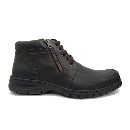 Detalhe - Bota Couro 360 Plus C/Amortecedor 7981 Brown/Cafe