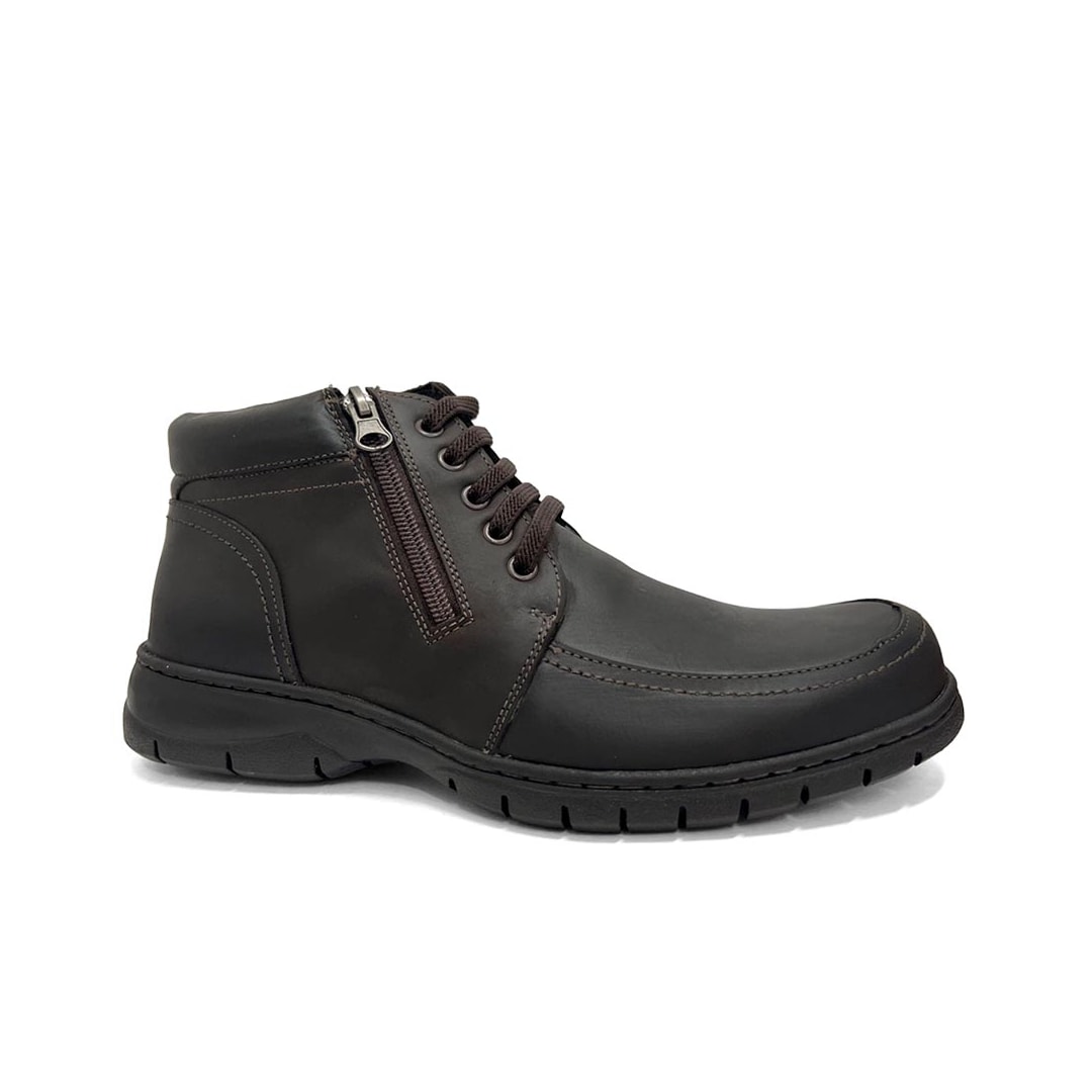 Bota Couro 360 Plus C/Amortecedor 7981 Brown/Cafe