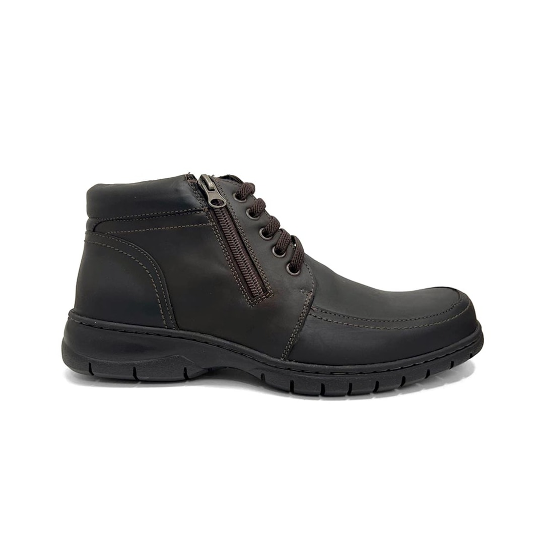 Bota Couro 360 Plus C/Amortecedor 7981 Brown/Cafe