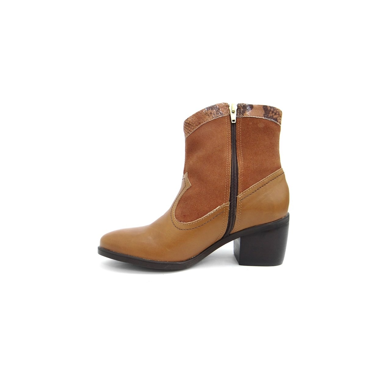 Bota Cravo E Canela Feminina Camurça 144201 Rato