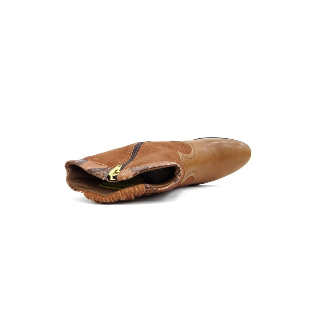 Bota Cravo E Canela Feminina Camurça 144201 Rato