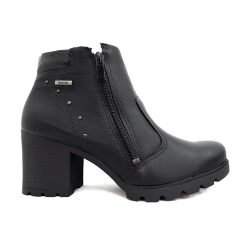 Detalhe - Bota Dakota Cano Baixo Feminina G5674 Preto