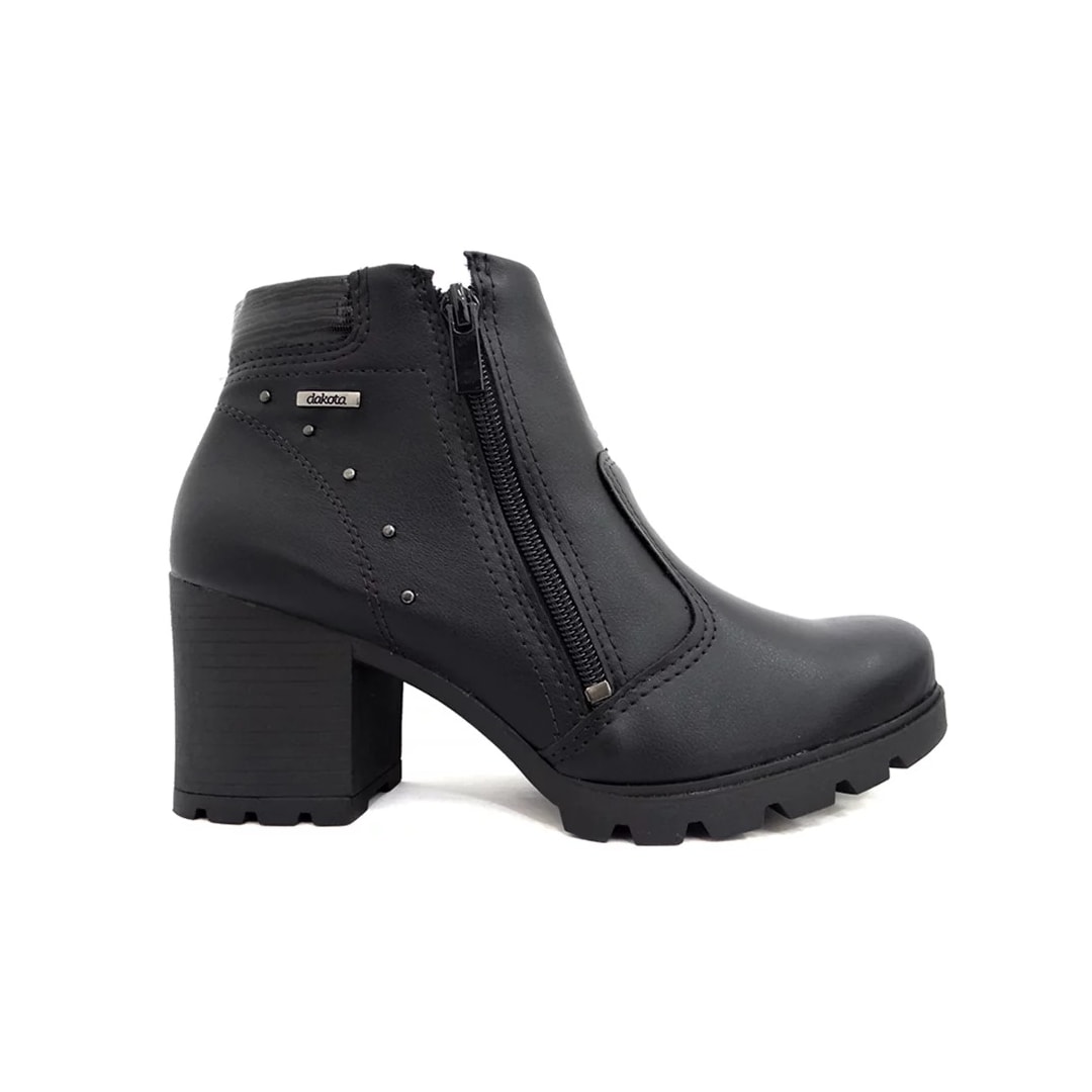 Bota Dakota Cano Baixo Feminina G5674 Preto