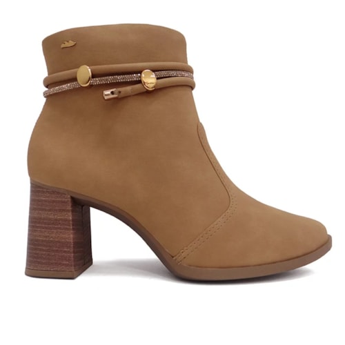 Detalhe - Bota Dakota Cano Curto Feminino G9901 Camelo