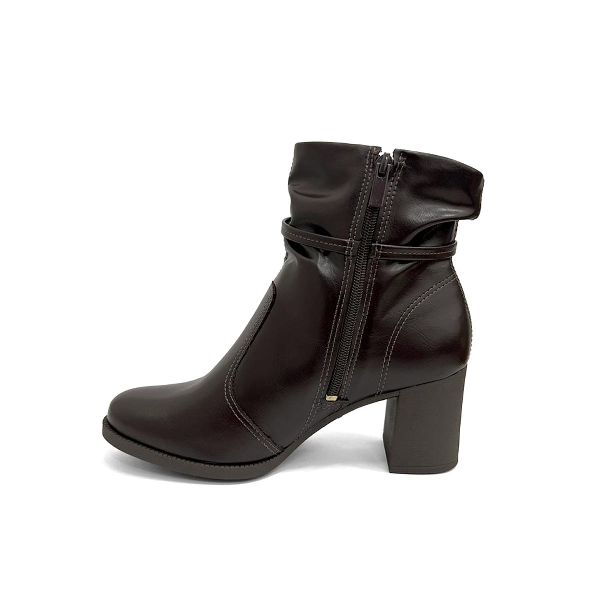 Bota Dakota Cano Curto Salto Bloco D2195 Ristretto Bota Dakota Cano Curto Salto Bloco D2195 Ristretto