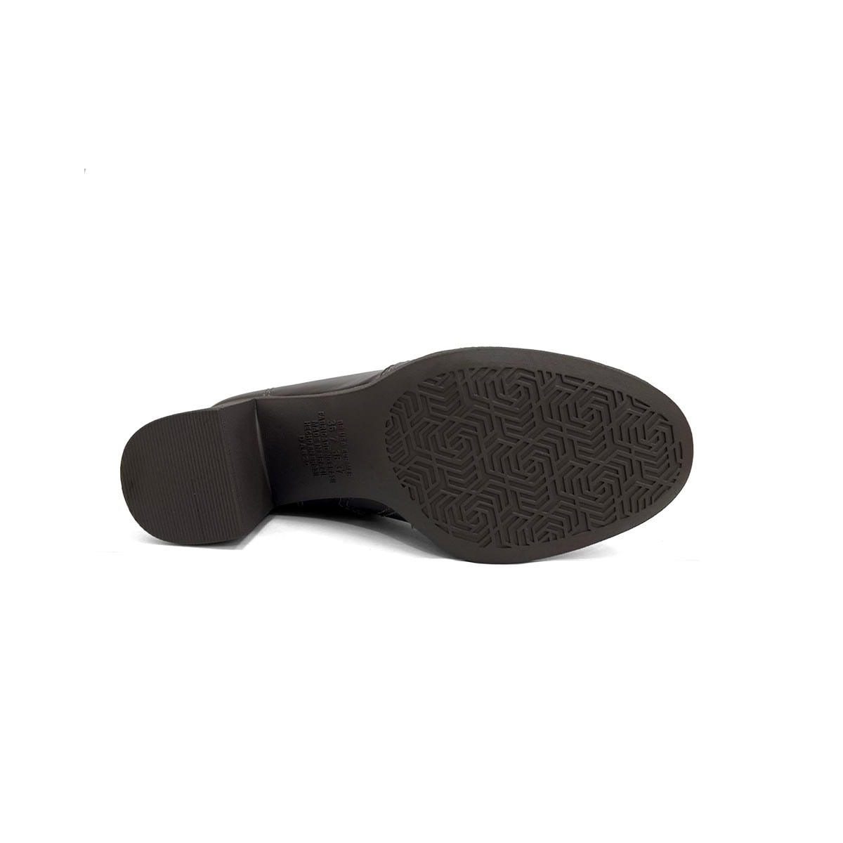 Bota Dakota Cano Curto Salto Bloco D2195 Ristretto