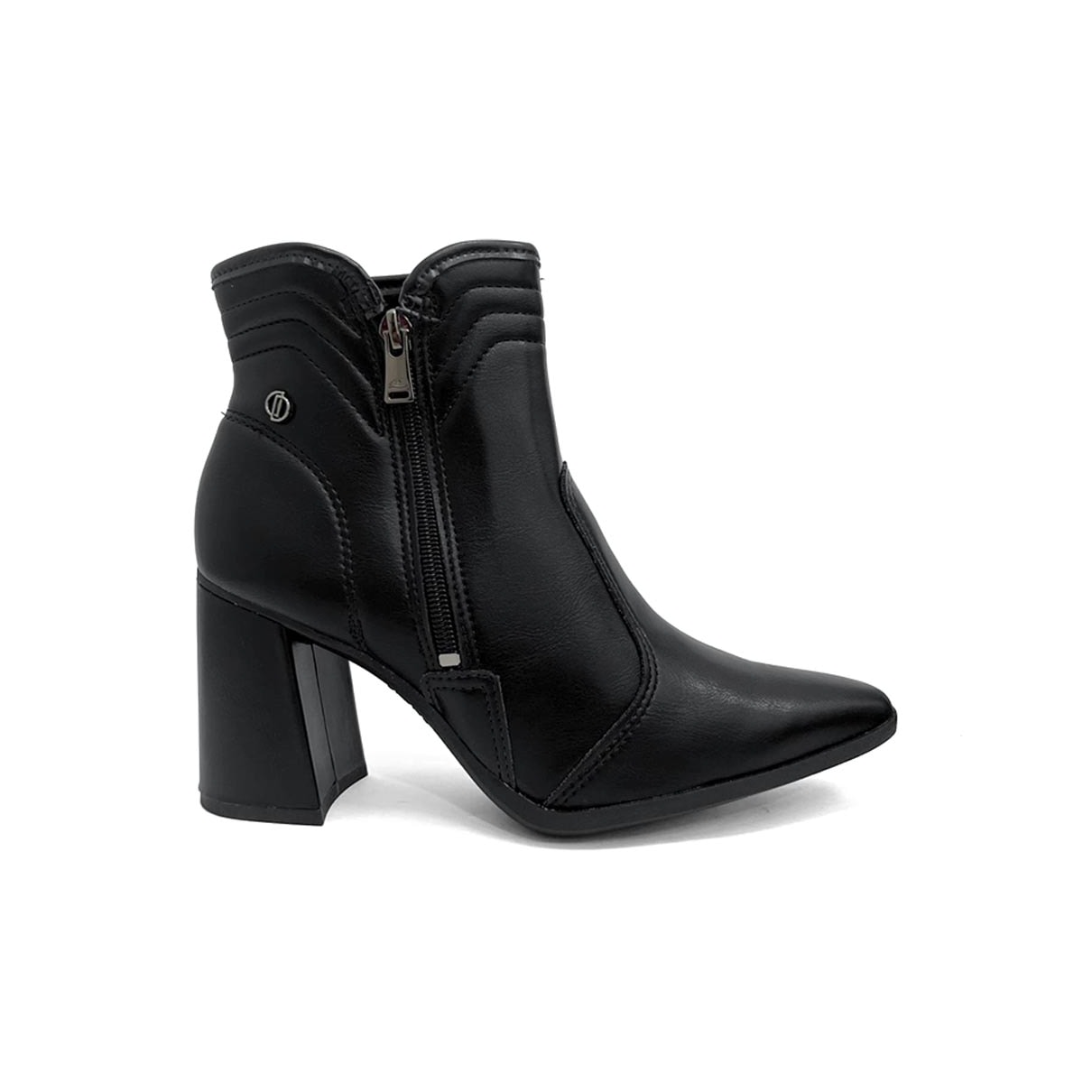 Bota Dakota Cano Curto Salto Bloco D2395 Preto