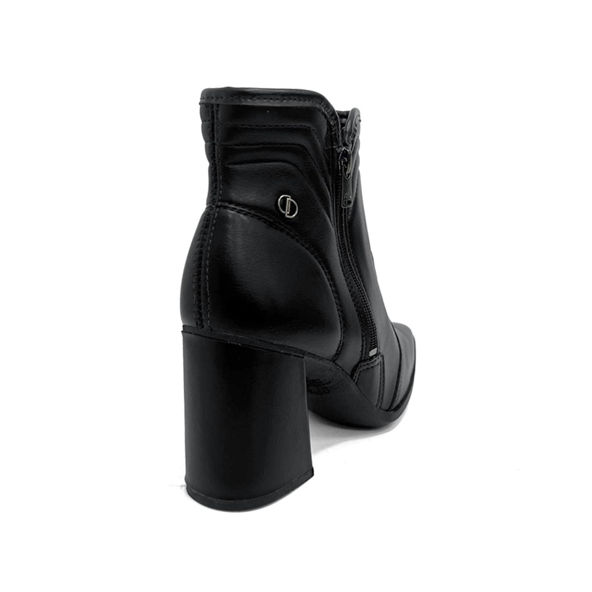 Bota Dakota Cano Curto Salto Bloco D2395 Preto