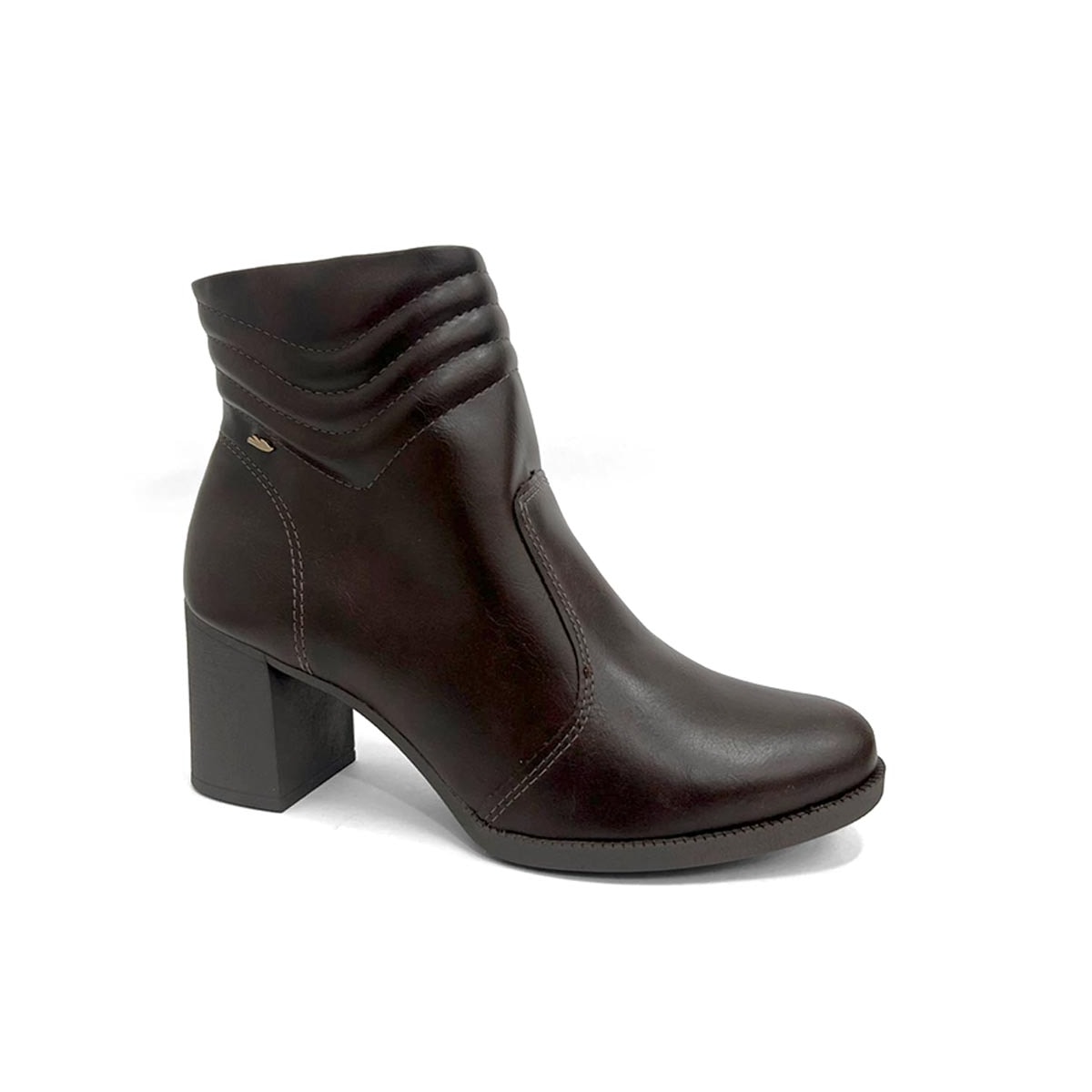 Bota Dakota Cano Curto Salto Bloco D2721 Cafe Bota Dakota Cano Curto Salto Bloco D2721 Cafe