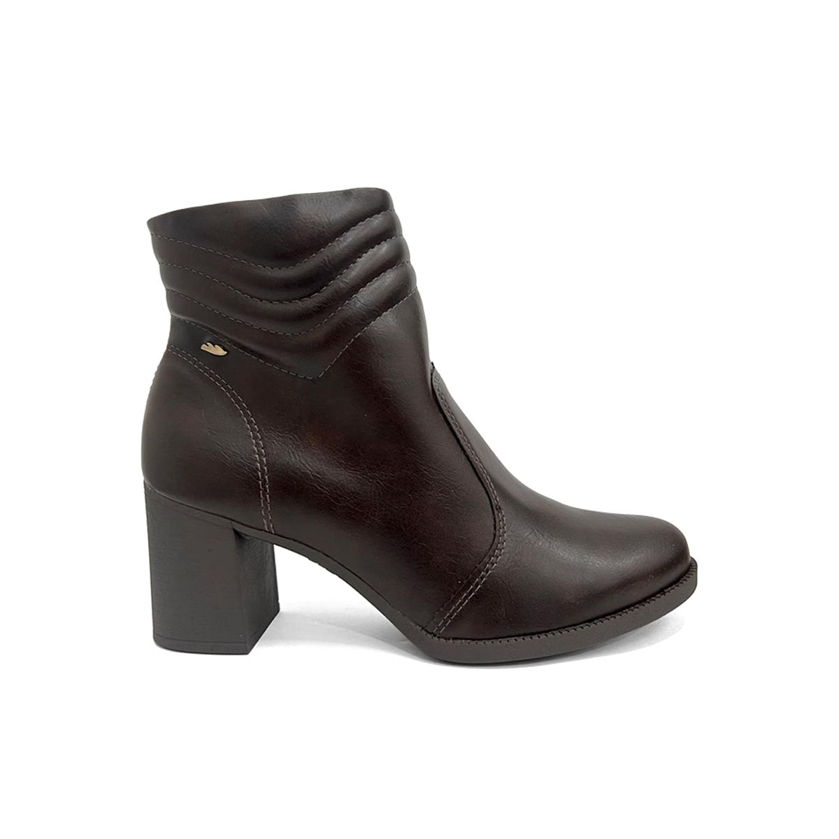 Bota Dakota Cano Curto Salto Bloco D2721 Cafe Bota Dakota Cano Curto Salto Bloco D2721 Cafe