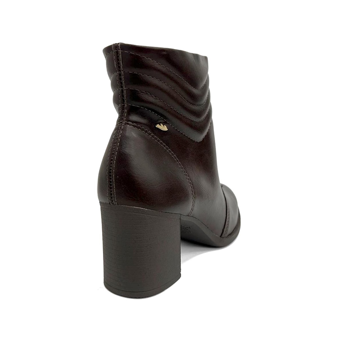 Bota Dakota Cano Curto Salto Bloco D2721 Cafe Bota Dakota Cano Curto Salto Bloco D2721 Cafe