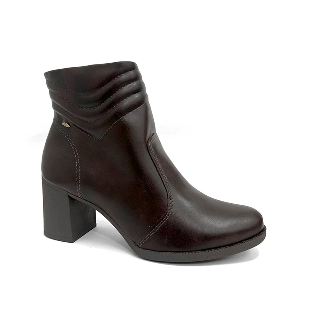Bota Dakota Cano Curto Salto Bloco D2721 Cafe