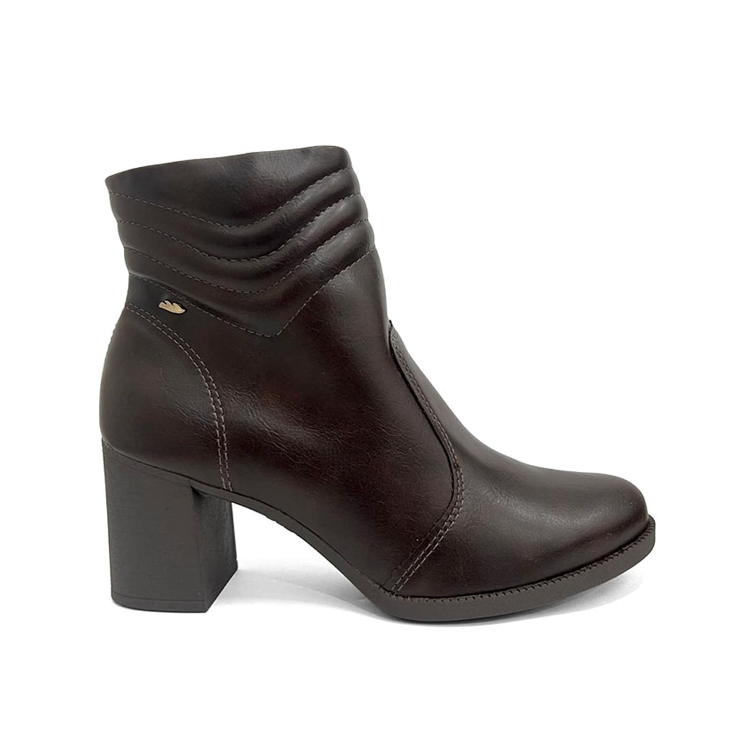 Bota Dakota Cano Curto Salto Bloco D2721 Cafe