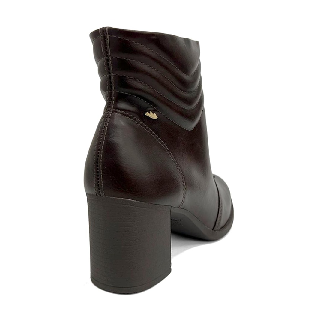 Bota Dakota Cano Curto Salto Bloco D2721 Cafe