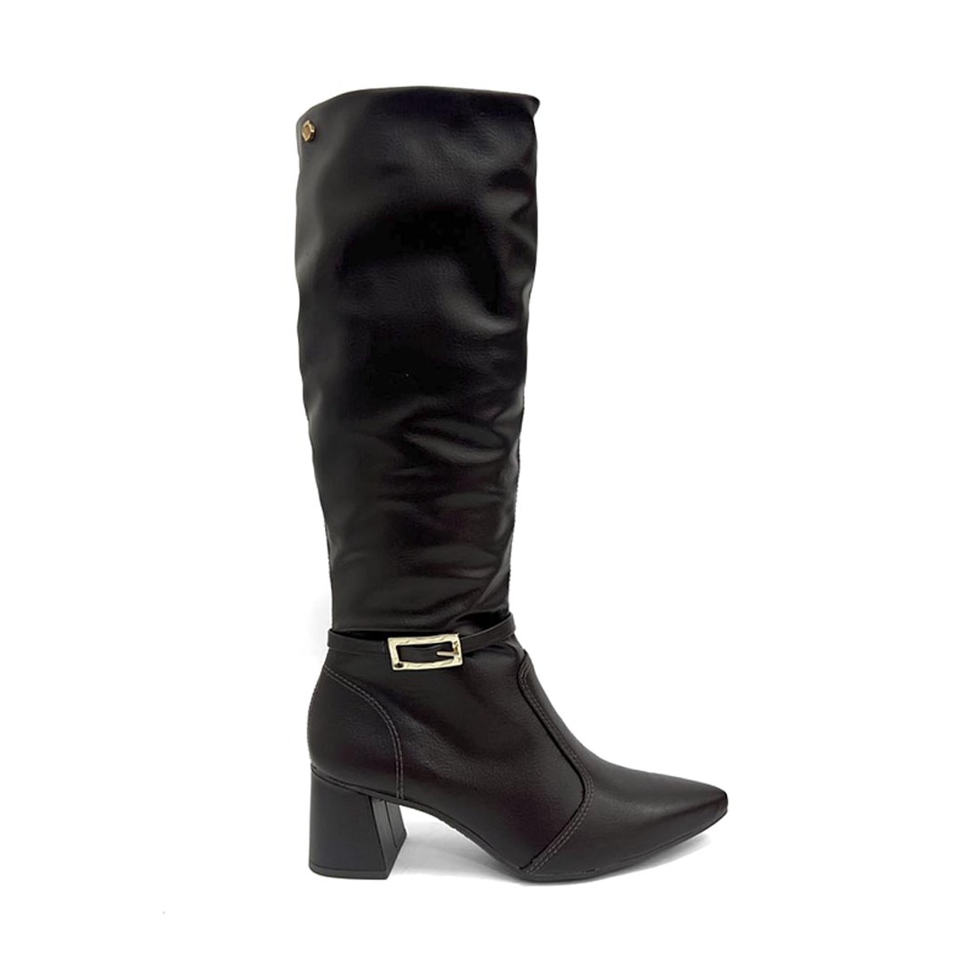 Bota Dakota Cano Longo Salto Bloco D2752 Ristretto