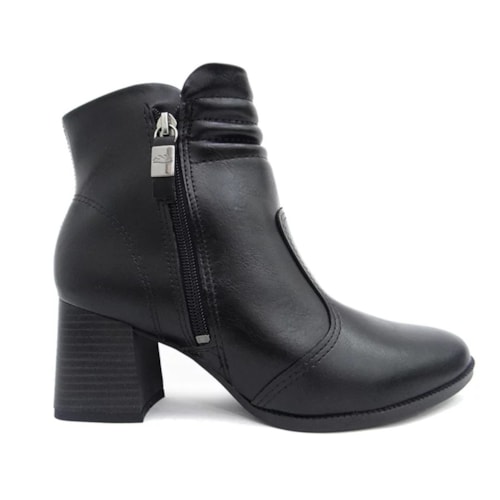 Detalhe - Bota Dakota Salto Baixo Feminino G5773 Preto