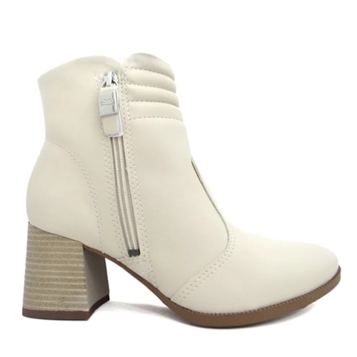 Detalhe - Bota Dakota Salto Baixo Feminino G5773 Tule