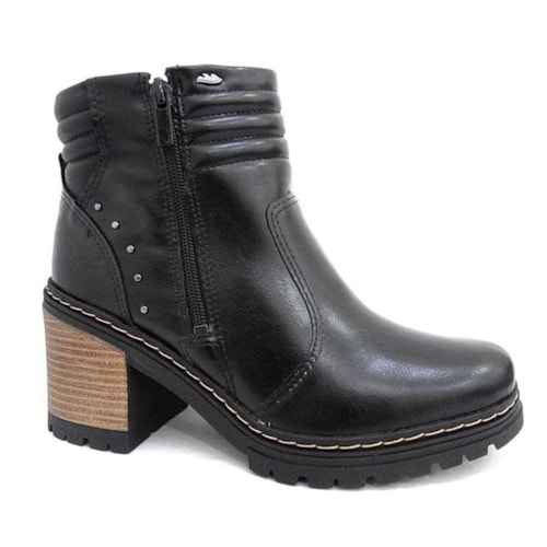 Bota Dakota Salto Bloco Feminino G8001 Preto