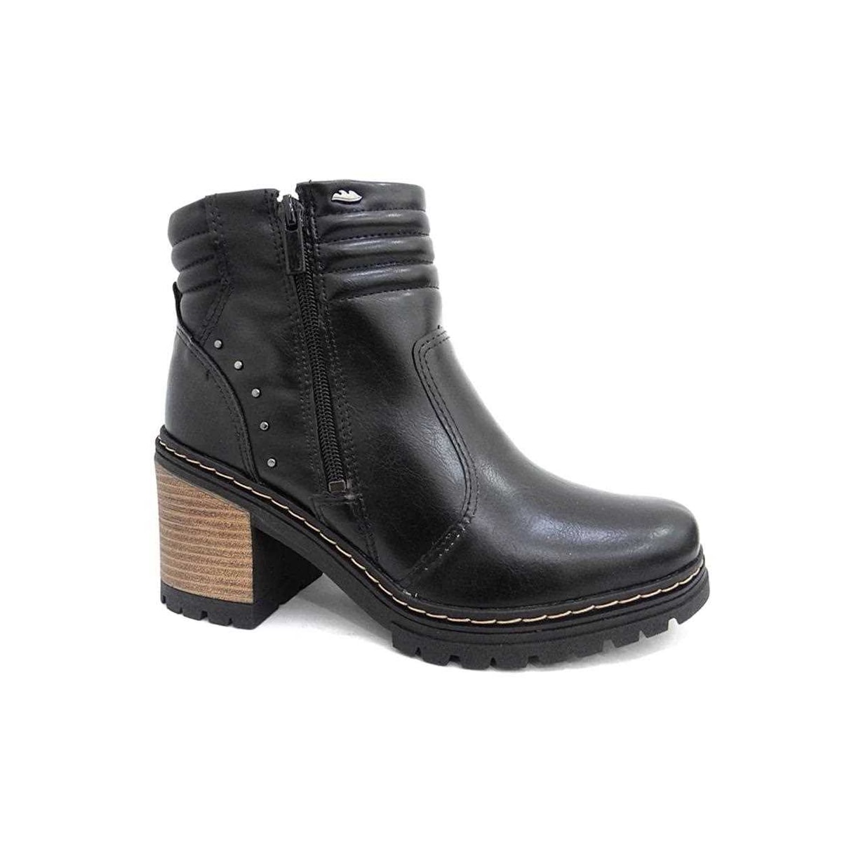 Bota Dakota Salto Bloco Feminino G8001 Preto