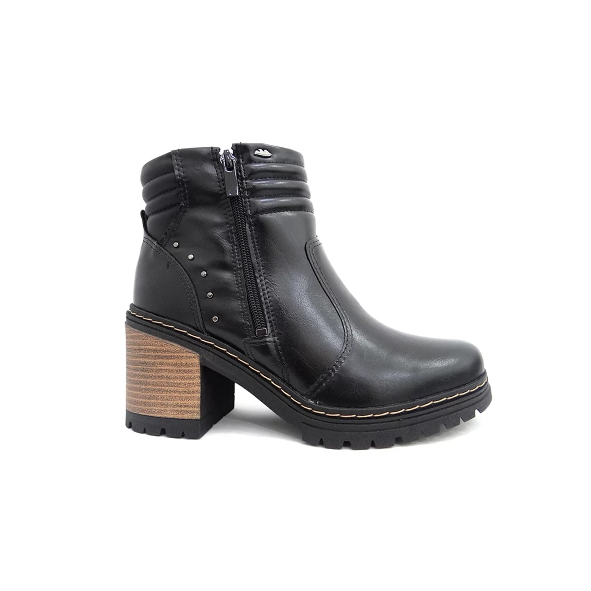 Bota Dakota Salto Bloco Feminino G8001 Preto
