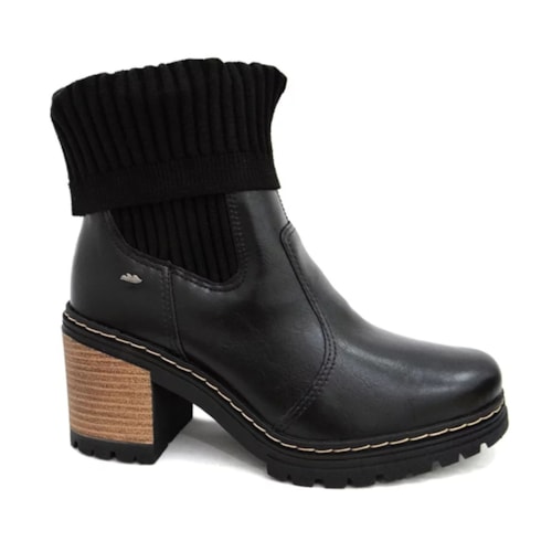 Bota Dakota Salto Bloco Feminino G8002 Preto