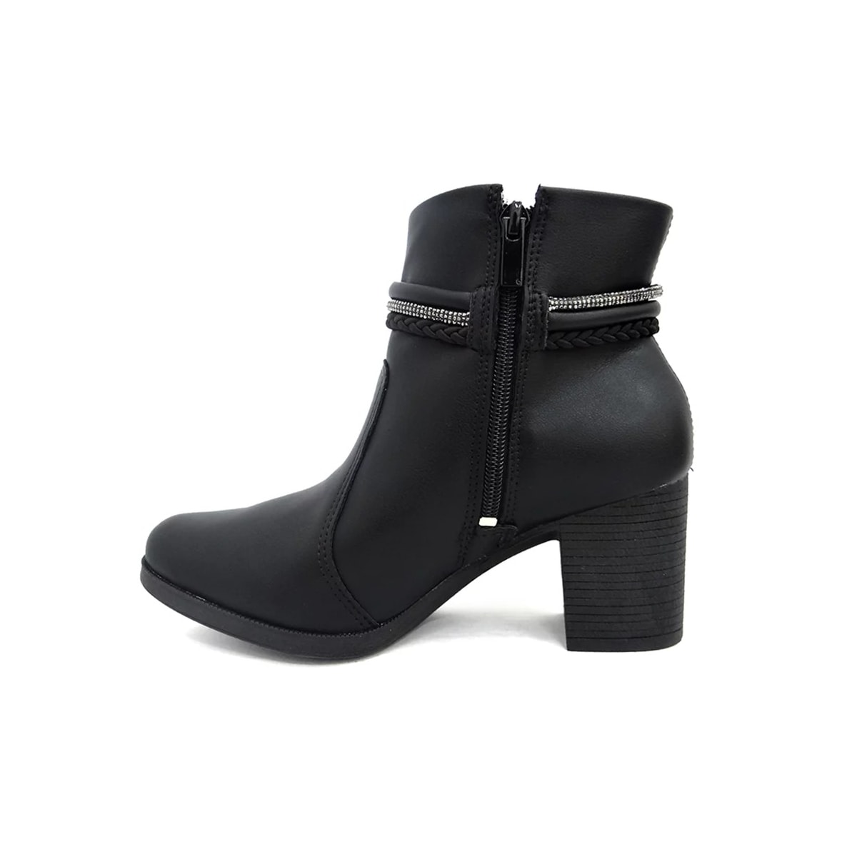 Bota Dakota Salto Bloco Feminino G8093 Preto Bota Dakota Salto Bloco Feminino G8093 Preto