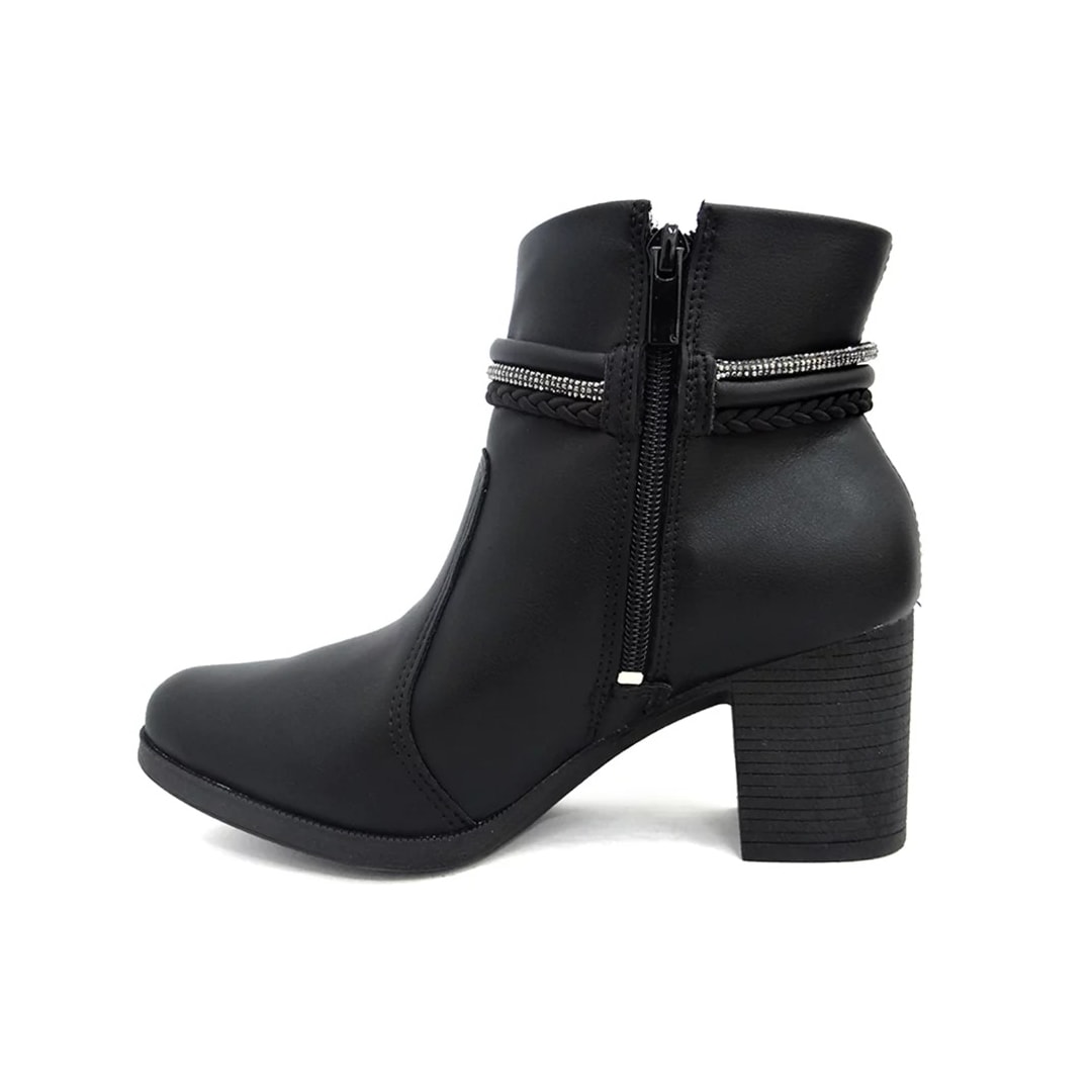 Bota Dakota Salto Bloco Feminino G8093 Preto