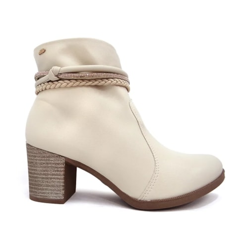 Detalhe - Bota Dakota Salto Bloco Feminino G8093 Tule