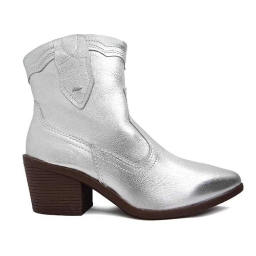 Detalhe - Bota Dakota Texana Feminina G6021 Prata