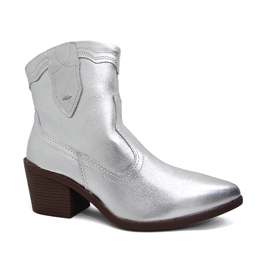 Bota Dakota Texana Feminina G6021 Prata Bota Dakota Texana Feminina G6021 Prata
