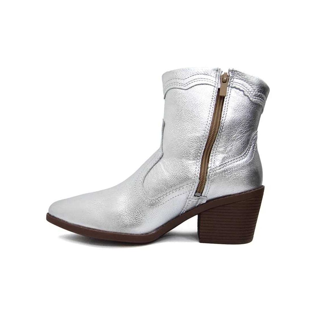 Bota Dakota Texana Feminina G6021 Prata Bota Dakota Texana Feminina G6021 Prata
