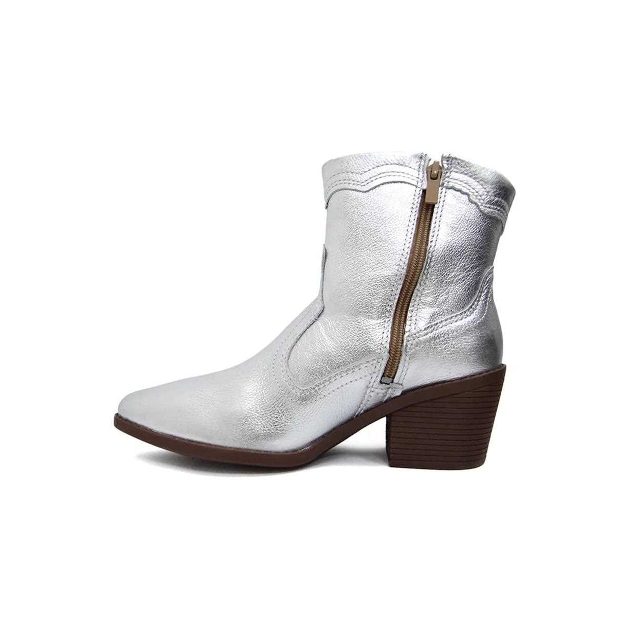 Bota Dakota Texana Feminina G6021 Prata Bota Dakota Texana Feminina G6021 Prata