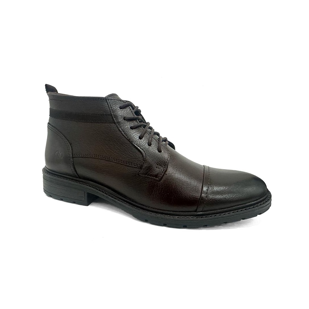 Bota Democrata Masculina Cano Curto Em Couro 301102 Mouro Bota Democrata Masculina Cano Curto Em Couro 301102 Mouro