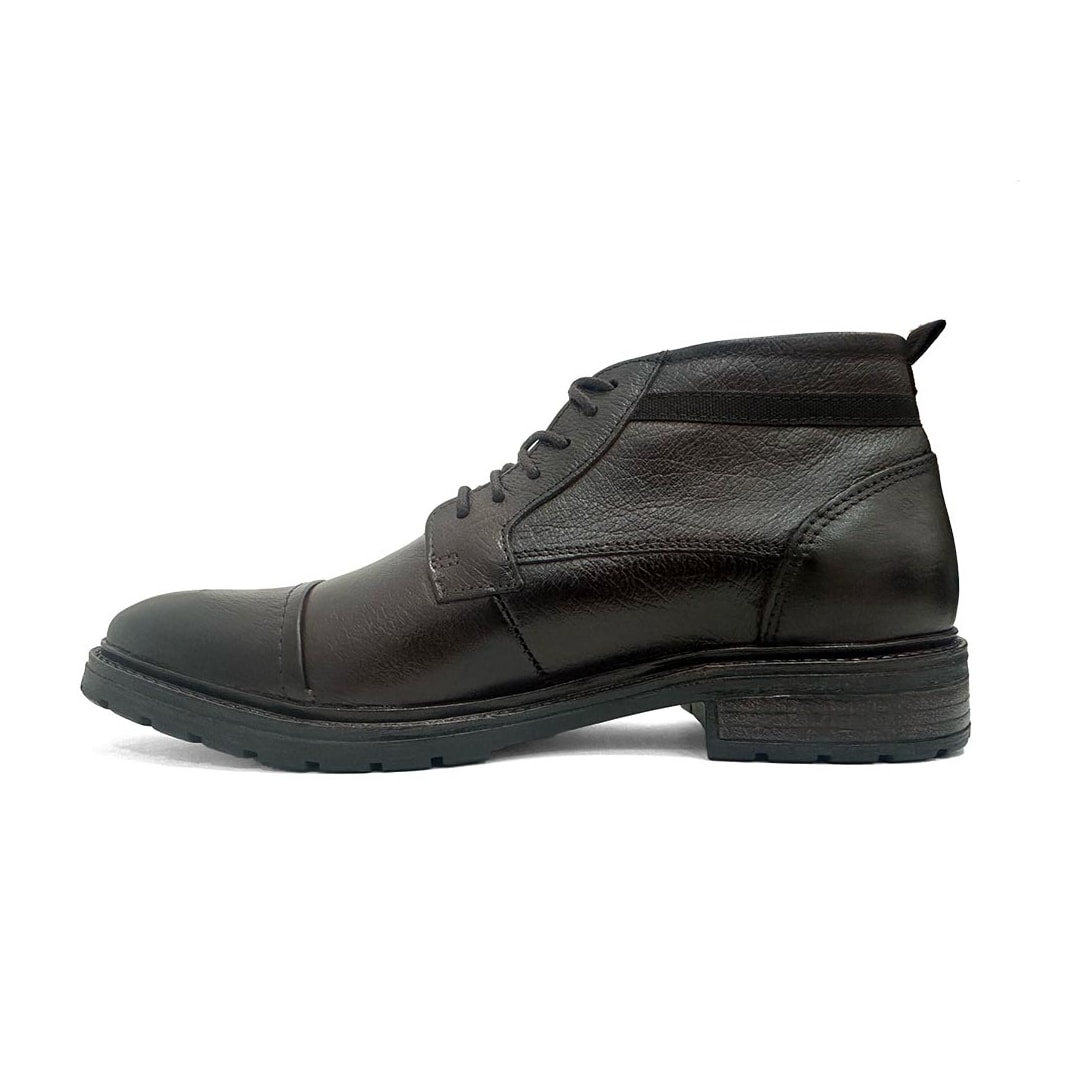 Bota Democrata Masculina Cano Curto Em Couro 301102 Mouro Bota Democrata Masculina Cano Curto Em Couro 301102 Mouro