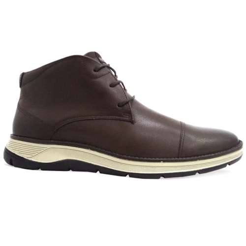 Detalhe - Bota Ferracini Casual Couro Fluence 5542-559 Tabaco