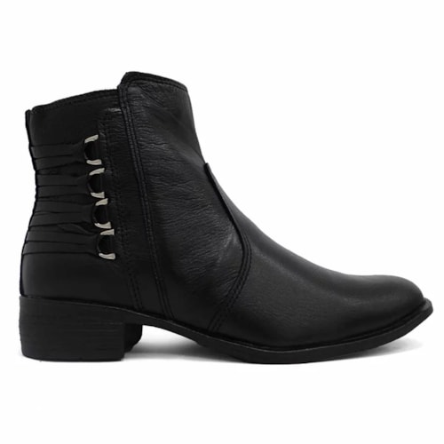 Bota Ferraroni Feminina Cano Baixo Dr 730 Preto