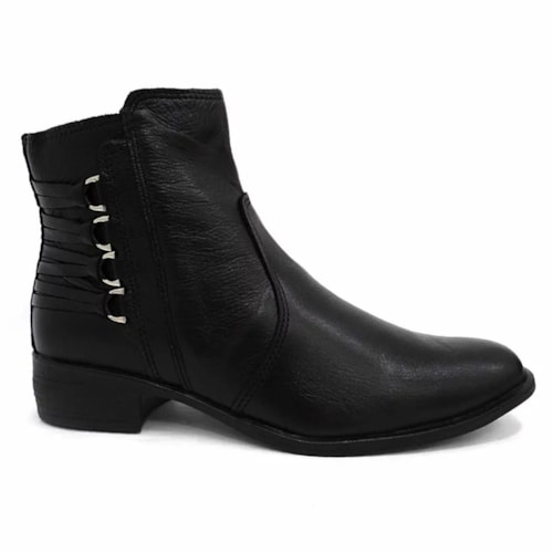 Bota Ferraroni Feminina Cano Baixo Dr 730 Preto