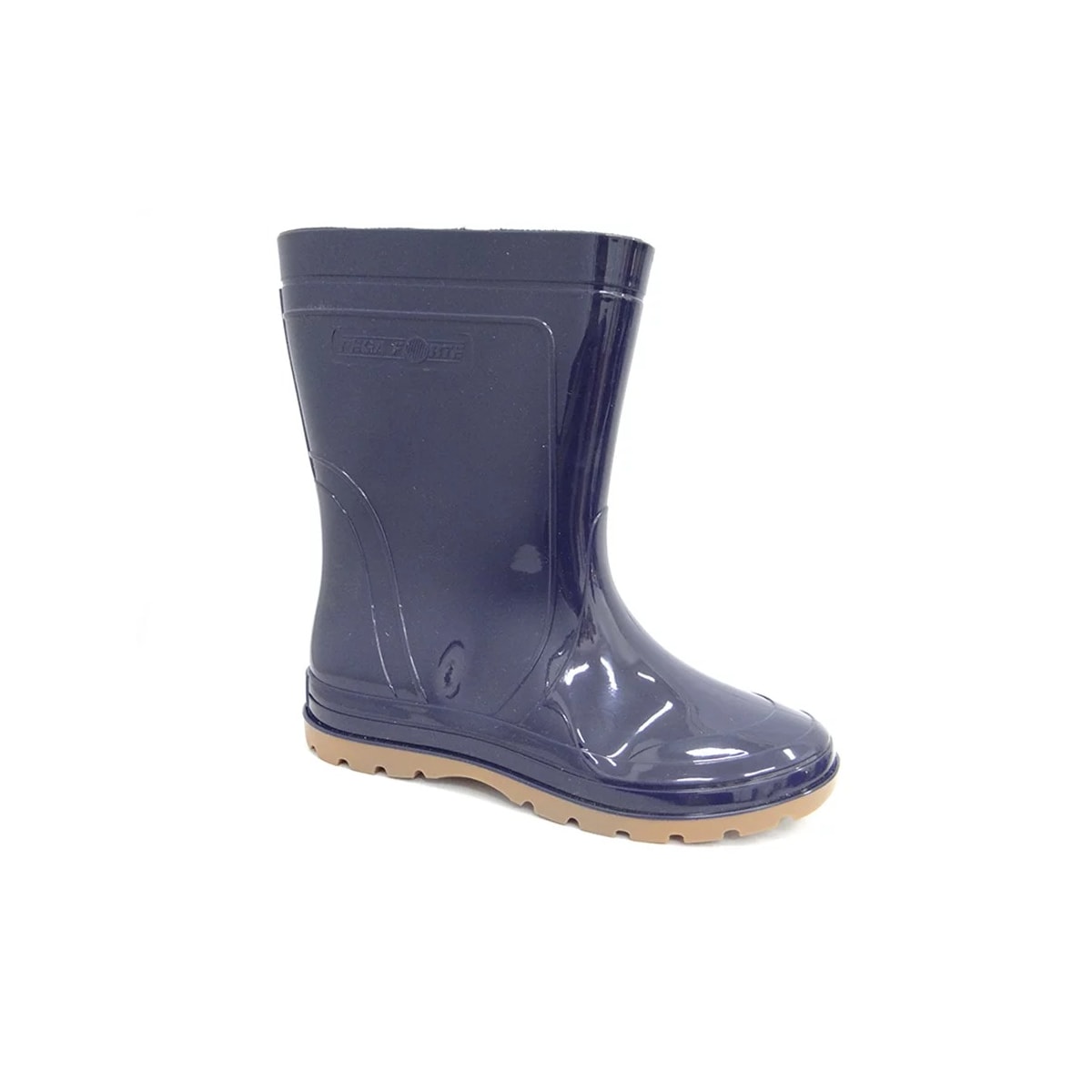 Bota Grendene Borracha Feminino Pega Forte 00345 Azul/Castor Bota Grendene Borracha Feminino Pega Forte 00345 Azul/Castor