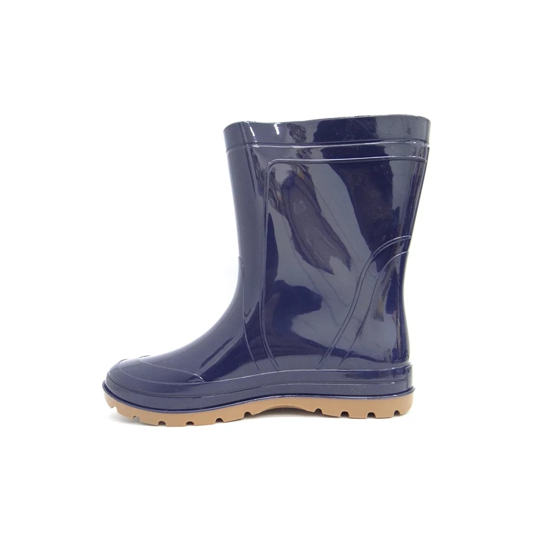 Bota Grendene Borracha Feminino Pega Forte 00345 Azul/Castor Bota Grendene Borracha Feminino Pega Forte 00345 Azul/Castor