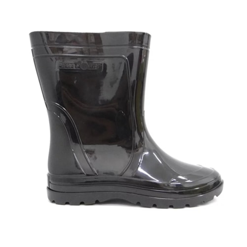 Detalhe - Bota Grendene Borracha Feminino Pega Forte 00345 Preto