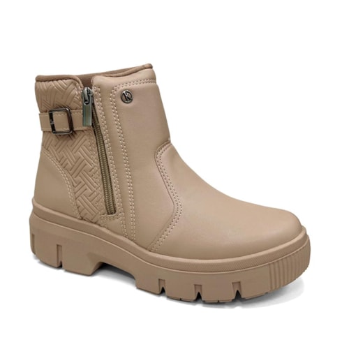 Bota Kolosh Cano Curto Feminino C3376 Capuccino