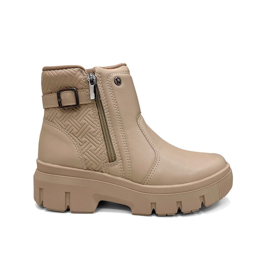 Bota Kolosh Cano Curto Feminino C3376 Capuccino