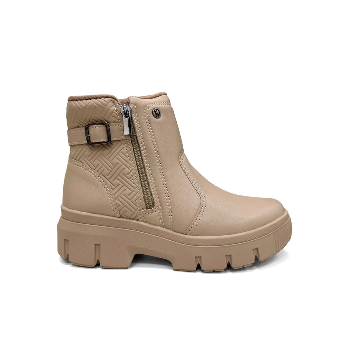 Bota Kolosh Cano Curto Feminino C3376 Capuccino