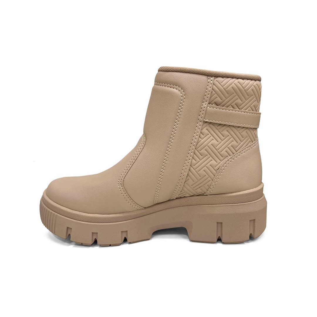 Bota Kolosh Cano Curto Feminino C3376 Capuccino