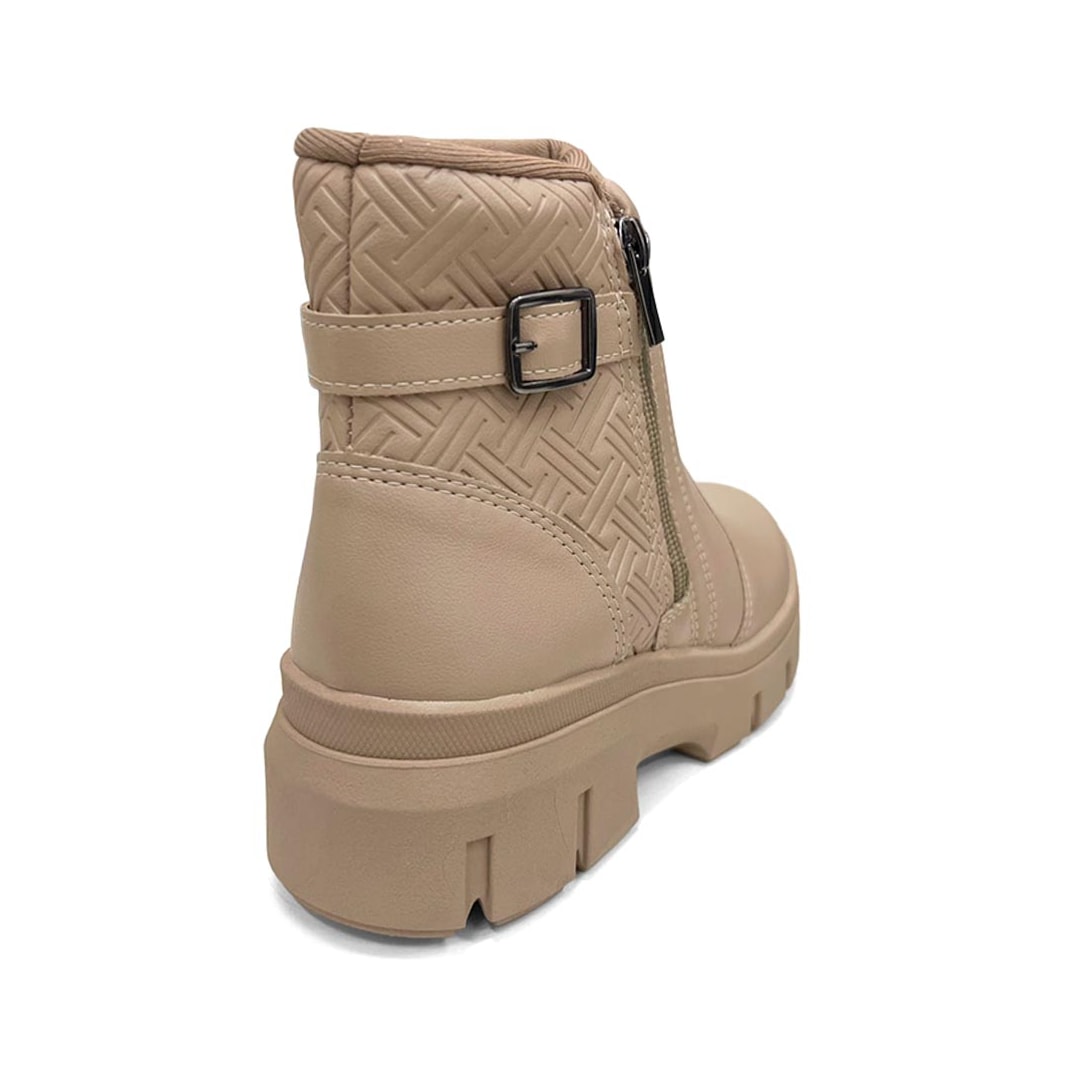 Bota Kolosh Cano Curto Feminino C3376 Capuccino