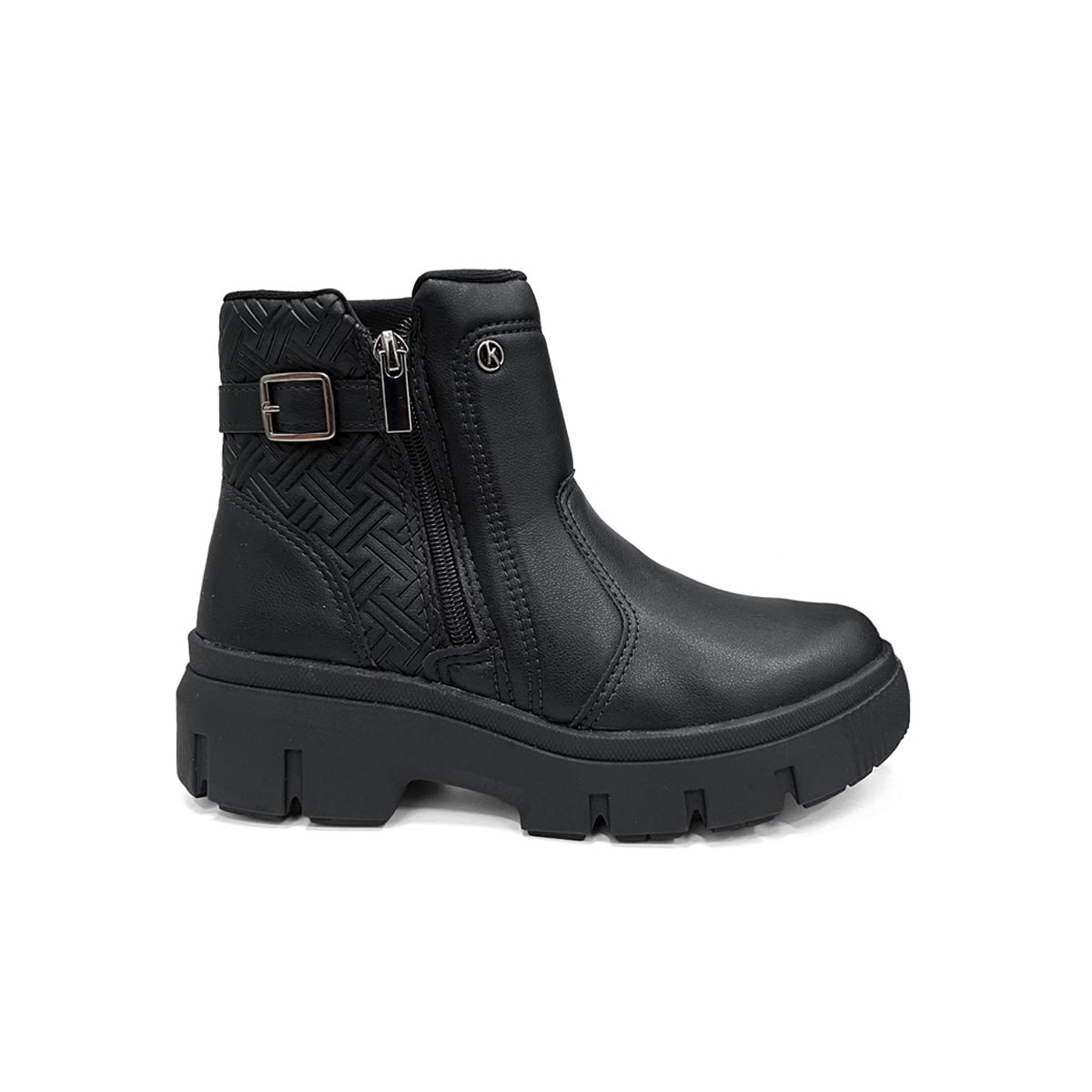 Bota Kolosh Cano Curto Feminino C3376 Preto Bota Kolosh Cano Curto Feminino C3376 Preto